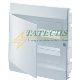 Tủ Điện Âm Tường ABB MISTRAL41F 24M Cửa Trắng Đục (1SLM004100A1105 - 41F12X21)
