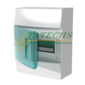 Tủ Phân Phối Điện Âm Tường ABB MISTRAL41F 8M Cửa Trong Suốt (1SPE007717F0320 - 41F08X12)