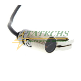 Cảm Biến Quang OMRON E3FB-DP12 2M (Phản Xạ Khuếch Tán, Vỏ Kim Loại M18, Khoảng Cách 300mm, Ngõ Ra PNP, Cáp Sẵn 2m)