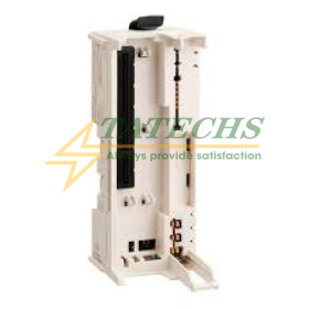 Electric | Bus base, Modicon TM5, for field bus interface module and interface power, 24V DC, white - TM5ACBN1 - SCHNEIDER