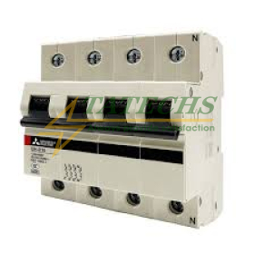 Thiết bị đóng cắt-BH‑D10 MCB 4P 20A-Mitsubishi