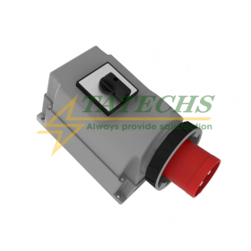 Ổ cắm điện góc 90° có công tắc BC1-6505-7240