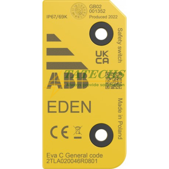 Bộ Kích Hoạt Cảm Biến An Toàn ABB 2TLA020046R0800 Eva General Code (Actuator cho Eden Safety Sensor)