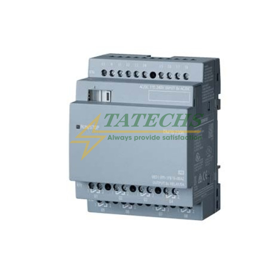 6ED1055-1FB10-0BA2 Mô-đun mở rộng SIEMENS LOGO! DM16 230R, PS/I/O: 230V/230V/rơle, 4 MW, 8 DI/8 DO