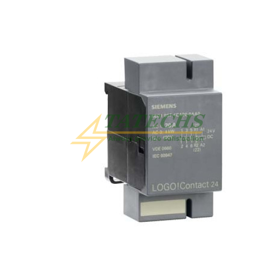 Mô-đun chuyển mạch 24 tiếp điểm SIEMENS LOGO! 6ED1057-4CA00-0AA0 dùng để chuyển mạch trực tiếp tải điện trở lên đến 2Ω.