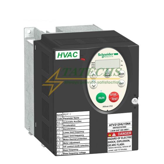 Biến Tần Schneider ATV212HU22N4 2.2kW 3HP 3 Pha 380V Chính Hãng