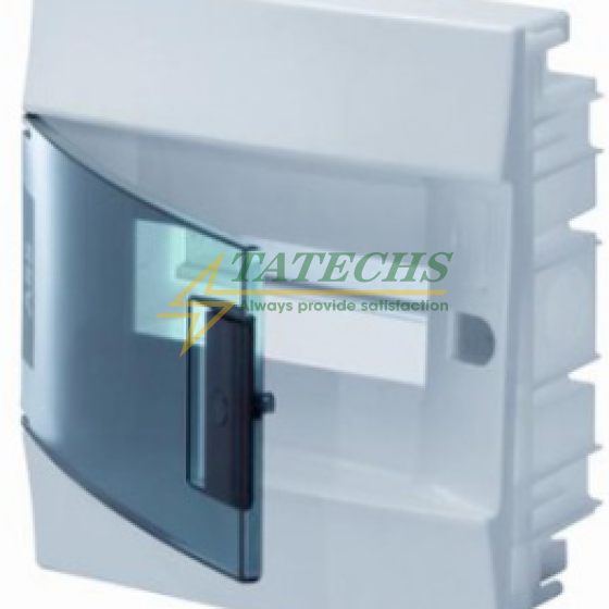 Tủ Phân Phối Điện Âm Tường ABB MISTRAL41F 8M Cửa Trong Suốt (1SLM004100A1202 - 41A08X12)