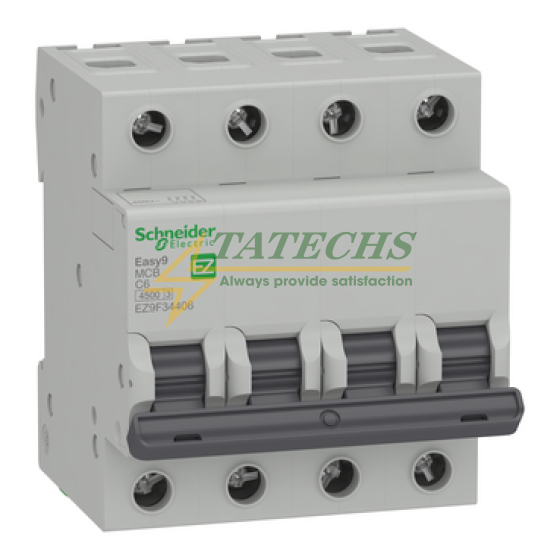 Cầu dao tự động Easy9 4P 50A EZ9F34450 Schneider