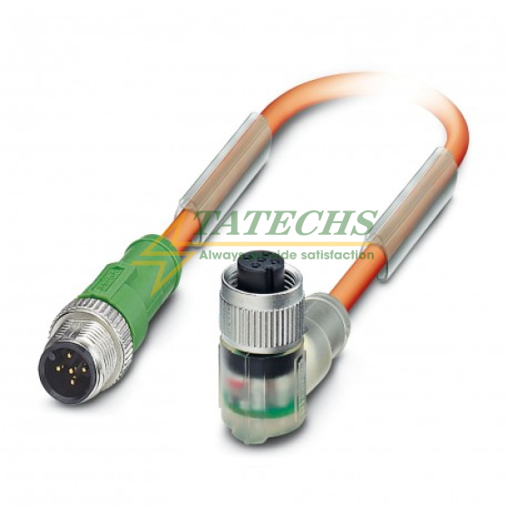 Cáp cảm biến/bộ truyền động SAC-5P-M12MS/ 2,5-PUR/M12FR3LVW 1579077 PHOENIX CONTACT