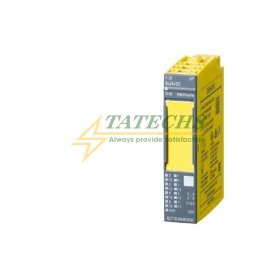 SIEMENS 6ES7136-6BA01-0CA0 SIEMENS SIMATIC DP, mô-đun điện tử cho ET 200SP, F-DI 8x 24 V DC HF, rộng 15 mm.