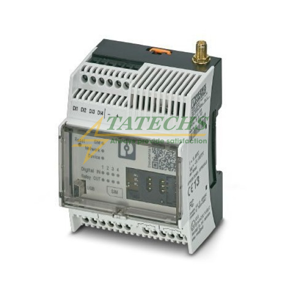 Mô-đun chuyển tiếp và báo hiệu SMS TC MOBILE I/O X200-4G 1038567 PHOENIX CONTACT, phiên bản châu Âu Hàng chính hãng tại TATECHS