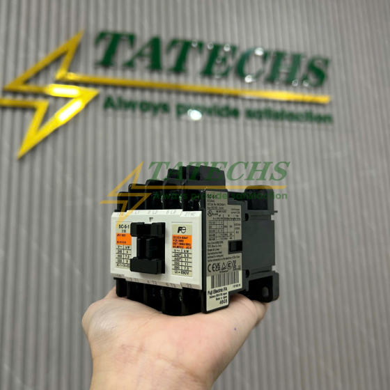 Khởi Động Từ Contactor Fuji Electric SC-5-1 12A 3 Pha 5.5kW Chính Hãng, Giá Tốt